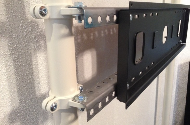 How To Mount A Tv Without Drilling Or Using Studs - Tv Wall Bracket Without Drilling