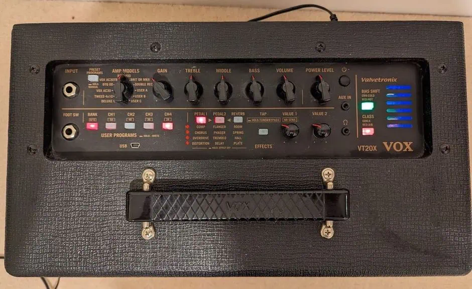 Vox VT20X Tone Controls