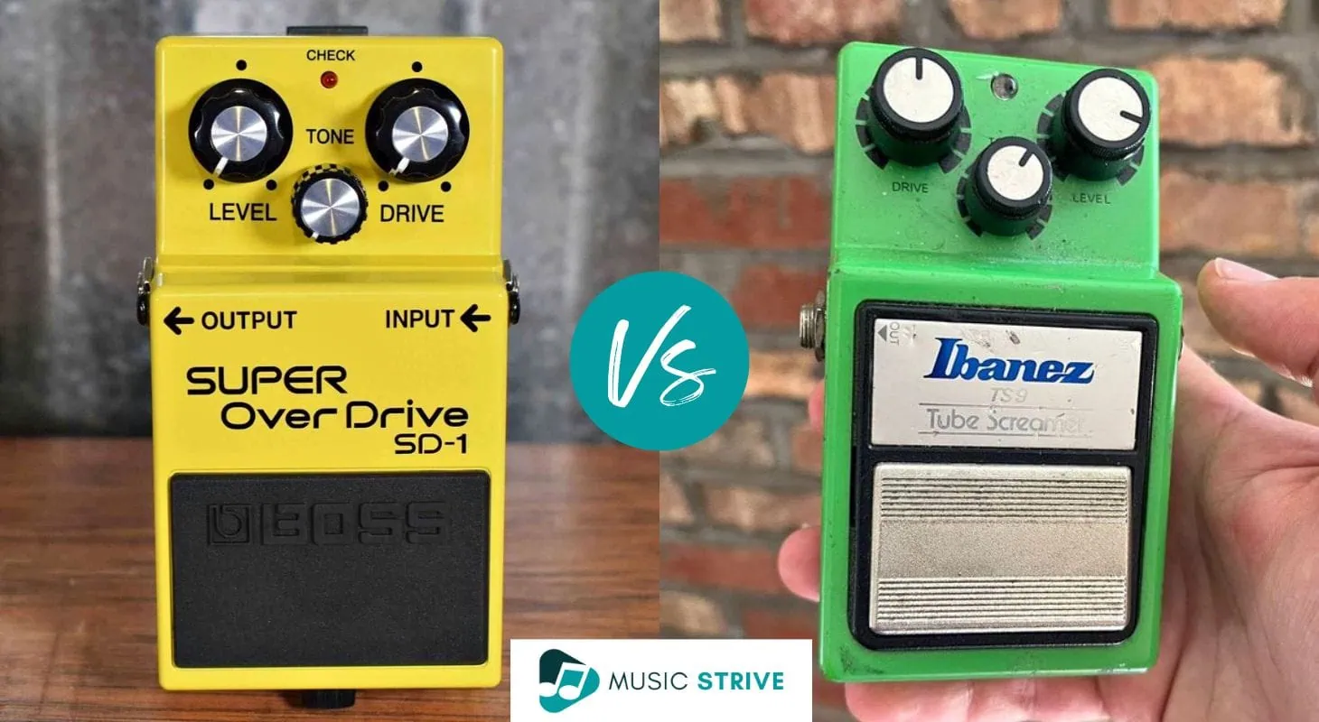 Boss SD1 vs Tube Screamer – Which Overdrive Pedal to Choose?