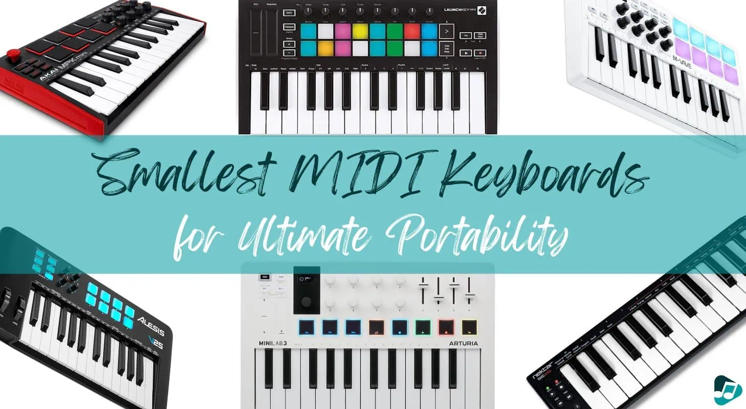 7 Smallest MIDI Keyboards (2024) for Ultimate Portability!